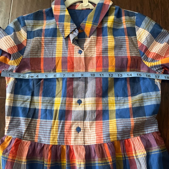 NWOT Seasalt Cornwall Fleet Plaid Dress - Picture 9 of 11